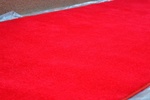 Czerwony dywan na ślub lub inna uroczystość
